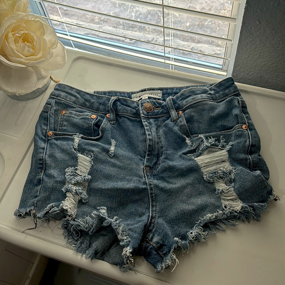 Shorts, blue in size 5